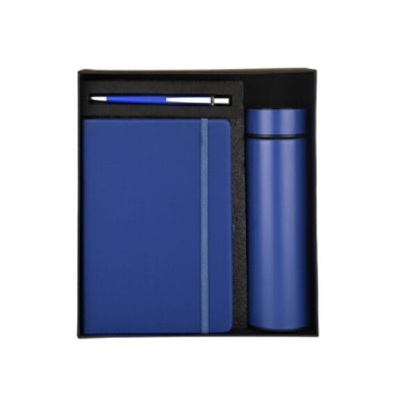 Dark Blue 3 in 1 Gift set (Plastic Pen)
