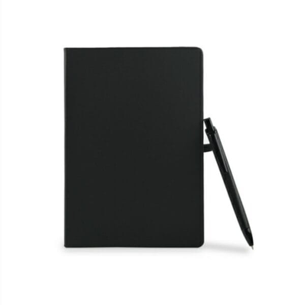 Black Corporate Diary with Pen