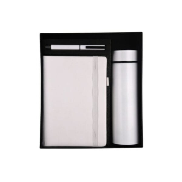 Stunning 3 in 1 White Gift Set - cube pen