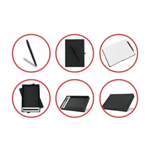 Black Corporate Diary with Pen - Image 3