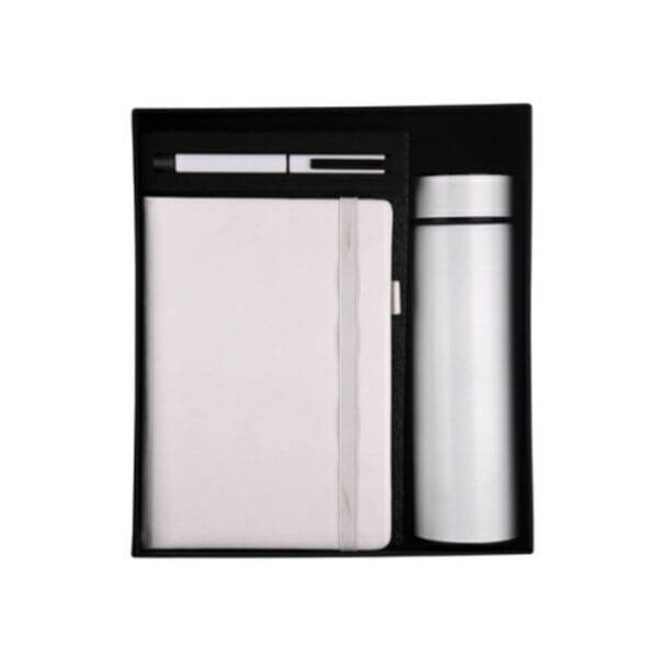 Stunning 3 in 1 White Gift Set - Cube Pen