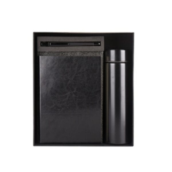 Impulse 3 in 1 Black Gift Set (Soft bound diary, Pen, Bottle)