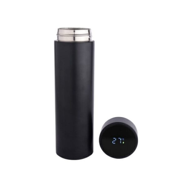 Wizard Matte Black Temperature Bottle With 2 Steel Cups Gift Set - Image 2