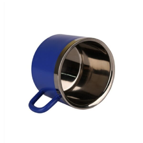 Trillion (Satin) Blue Temperature Bottle With 2 Steel Cups - Image 2