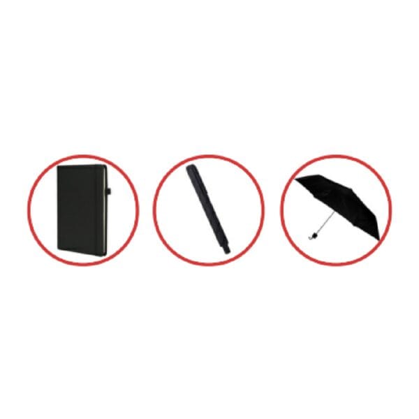 Ripple 3 in 1 Black Combo Gift Set - Image 3