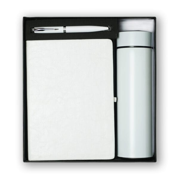 Premium Diary Notebook Planner, Elegant Pen and Sleek Water Bottle - The Perfect Corporate Gift