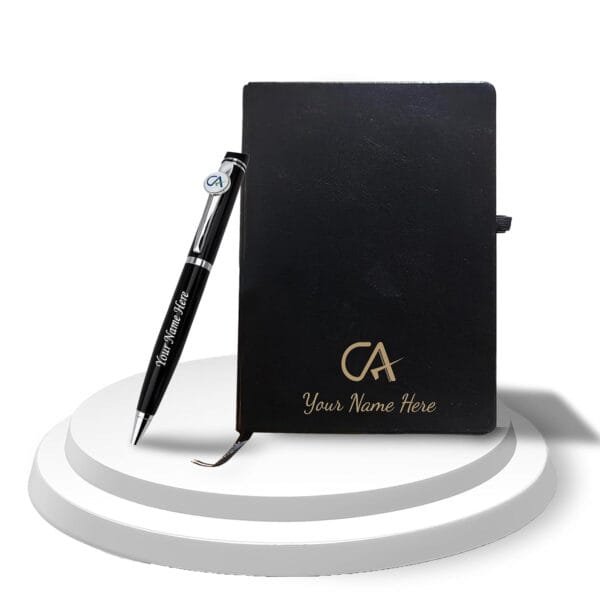 Personalized CA Gift Set-CA Pen &Personalized Diarywith CA's Name for a Personalized Touch
