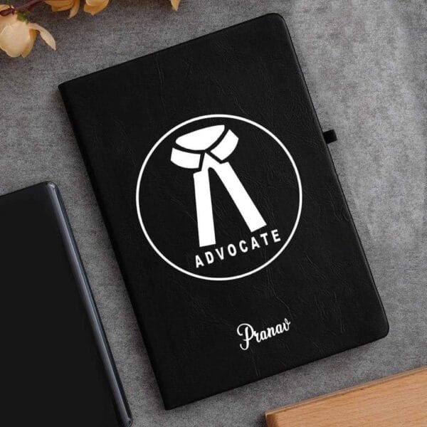 Personalized Advocate's Gift Set-Key-Chain, Black Water Bottle ,Pen ,Wallet & Diary-All items Personalize with Advocate Name for a Special Occasion-Ideal gift for law school graduates or lawyers. - Image 2