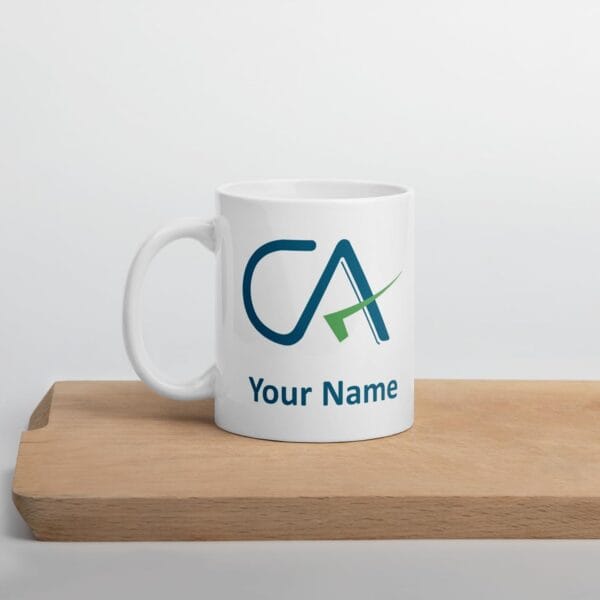 CA Personalized with Your Name Printed White Ceramic Coffee/Tea/Milk Mug -(300ml) (White) - Image 6