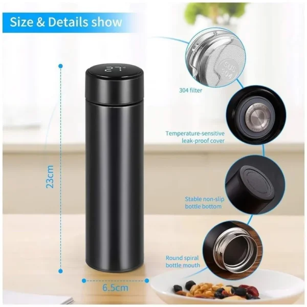 Personalized Stainless steel water Bottle with CA symbol & Name Engraved - Image 5